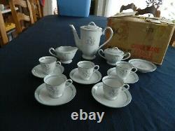 Noritake China Bluebell #5558 (12) Piece Demitasse Set 4-5