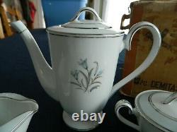 Noritake China Bluebell #5558 (12) Piece Demitasse Set 4-5