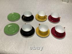 Noritake Demitasse/Espresso Cups & Saucers Set of 6 Bold and Beautiful