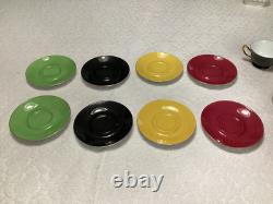 Noritake Demitasse/Espresso Cups & Saucers Set of 6 Bold and Beautiful