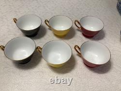 Noritake Demitasse/Espresso Cups & Saucers Set of 6 Bold and Beautiful