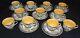 Occupied Japan Dragonware 11 Demitasse Cups, 9 Saucers Withlustreware Cup Interior