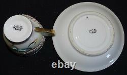 Occupied Japan Dragonware 11 Demitasse Cups, 9 Saucers withLustreware Cup Interior