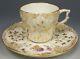 Old Kpm Hand Painted Floral Gilt Scrolls & Fish Scales Demitasse Cup & Saucer