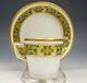 Old Kpm Hand Painted Floral Raised Gold Gilt Demitasse Cup & Saucer