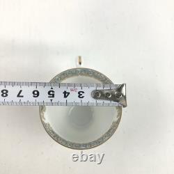 Old Noritake Demitasse Cup & Saucer set of 6 with 4 extra plates Flower