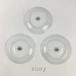 Old Noritake Demitasse Cup & Saucer set of 6 with 4 extra plates Flower