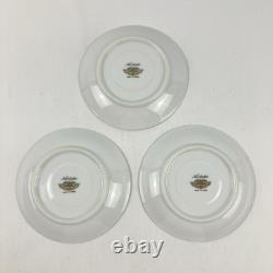 Old Noritake Demitasse Cup & Saucer set of 6 with 4 extra plates Flower