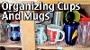 Organizing Cups And Coffee Mugs In The Pantry