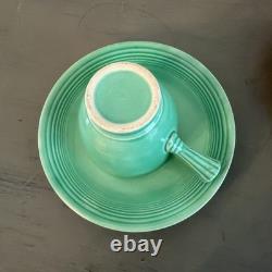 Orig. FIESTA WARE Stick Handle Demitasse Cups & Saucers 12 Pc Set Homer Laughlin Orig. FIESTA WARE Stick Handle Demitasse Cups & Saucers 12 Pc Set Homer Laughlin