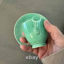 Orig. FIESTA WARE Stick Handle Demitasse Cups & Saucers 12 Pc Set Homer Laughlin