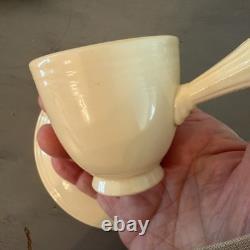 Orig. FIESTA WARE Stick Handle Demitasse Cups & Saucers 12 Pc Set Homer Laughlin
