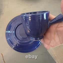 Orig. FIESTA WARE Stick Handle Demitasse Cups & Saucers 12 Pc Set Homer Laughlin Orig. FIESTA WARE Stick Handle Demitasse Cups & Saucers 12 Pc Set Homer Laughlin