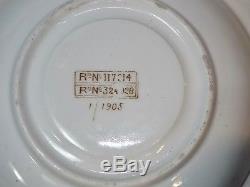 Original White Star Line Wisteria Pattern Demitasse Cup & Saucer 8/1905 1/1905