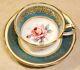 Paragon Antique Teacup & Saucer Rare! Demitasse With Cabbage Rose Double Warrant