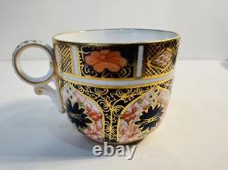 Pair Antique Royal Crown Derby Old Imari Demitasse Cups & Saucers 4 Pieces