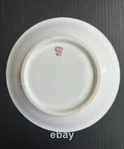 Pair T & V Limoges New Classic Porcelain Demitasse Cup & Saucer Sets