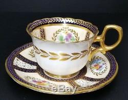Paragon China 8902 Queen Mary Service Hand Painted Demitasse Cup & Saucer