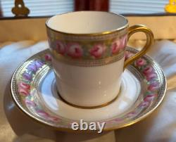 Paragon China Star China ca. 1904 Demitasse Cups & Saucers in Box