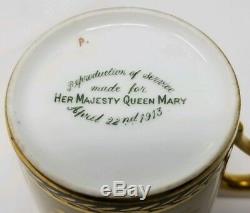 Paragon Her Majesty Queen Mary Demitasse Cup & Saucer #1 Artist Signed