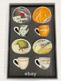 Porsche Design Espresso Demitasse Cup and Saucer set of 4 Mug Coffee Tea