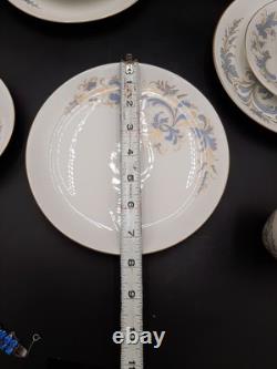 Porsgrund Norway Seljord Demitasse Cups Saucers Dessert Plates Rare 12pieces
