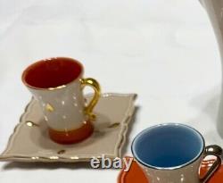 RARE 10Pc. Vintage French ARTICHAUT Demitasse / Espresso Cups & Saucers Drip