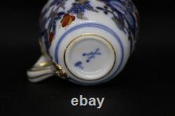 RARE Blue Onion Rich Meissen(Germany) Demitasse Set Crossed Swords backstamp