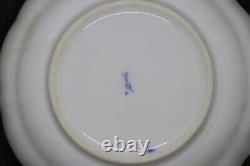 RARE Blue Onion Rich Meissen(Germany) Demitasse Set Crossed Swords backstamp