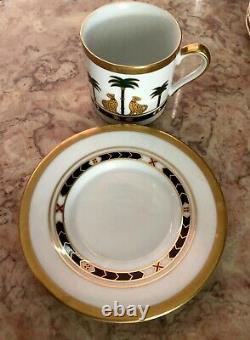 RARE Christian Dior Casablanca Espresso Demitasse Cup and Saucer