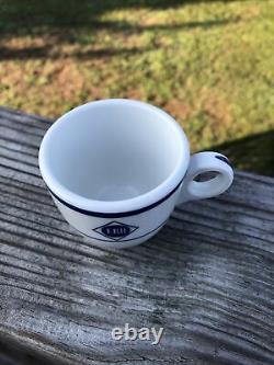 RARE ERIE RR RAILROAD DEMITASSE CUP And SAUCER EXCELLENT