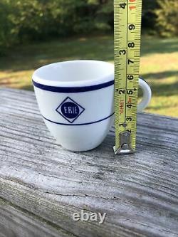 RARE ERIE RR RAILROAD DEMITASSE CUP And SAUCER EXCELLENT