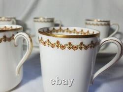 RARE Haviland & Co Limoges France 5 Demitasse Cups & Saucers Set Schleiger 627