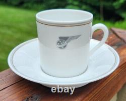 RARE Rosenthal Porcelain Panair Wing Logo Brazil Airline Demitasse Cup & Saucer