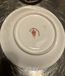 RARE Royal Crown Derby DEMITASSE WITH SAUCER #4591 PAIR c. 1906, 1920