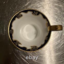 RARE Royal Crown Derby DEMITASSE WITH SAUCER #4591 PAIR c. 1906, 1920