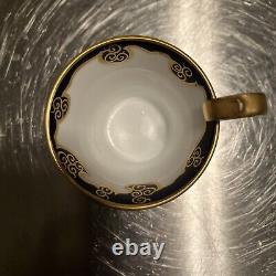 RARE Royal Crown Derby DEMITASSE WITH SAUCER #4591 PAIR c. 1906, 1920