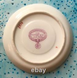 RARE Tiffany & Co. Worcester Royal Porcelain Demitasse Tea Cup & Saucer