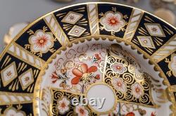 READ Royal Crown Derby Traditional Imari 12 Demitasse Cups & 11 Saucers