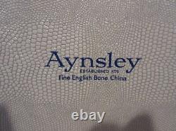 REDUCED Aynsley Orchard Gold expresso demitasse set fine English bone china