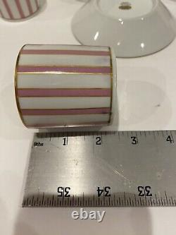 RICHARD GINORI AMADEUS Style 4 DEMITASSE CUP /SAUCER Sets ITALY Vtg Pittoria EUC