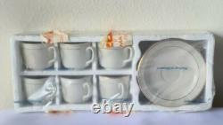 RICHARD GINORI Espresso Demitasse Cups and Saucers Lot 11 Cups 10 Plates Beige