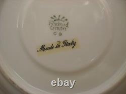 RICHARD Ginori Pure White Demitasse Cup Saucer Set for 9 Mint