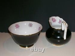 ROYAL CHELSEA Demitasse Set Coffee pot, S & C, 6 Cup & Saucers. ONE OF A KIND