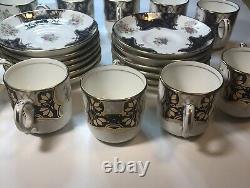 Radford's Bone China Fenton England Set of 12 Demitasse Cups & Saucers, No. 4591