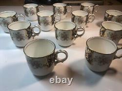 Radford's Bone China Fenton England Set of 12 Demitasse Cups & Saucers, No. 4591