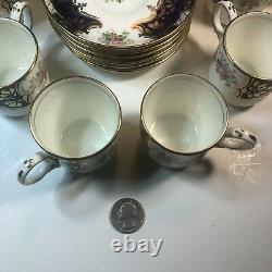 Radford's Bone China Fenton England Set of 12 Demitasse Cups & Saucers, No. 4591