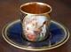 Rare Estate Demitasse Cup And Saucer Royal Vienna Hand Paintd Religious Scene