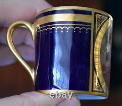 Rare Estate Demitasse Cup And Saucer Royal Vienna Hand Paintd Religious Scene