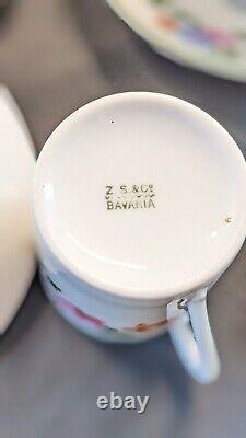 Rare Find Z. S. C. Bavaria Demitasse Cup Set Of 10